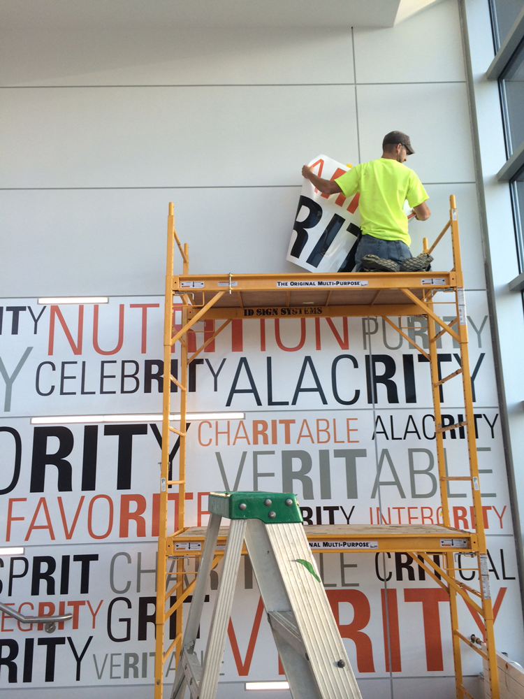 Polisenni-Center-Signage-Install Retail Sign & Display Installation