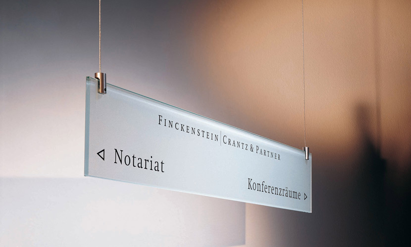 Cristallo modular sign system