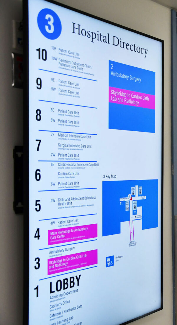 Wayfinding Design & Directional Signage Systems | IDS Signage Company