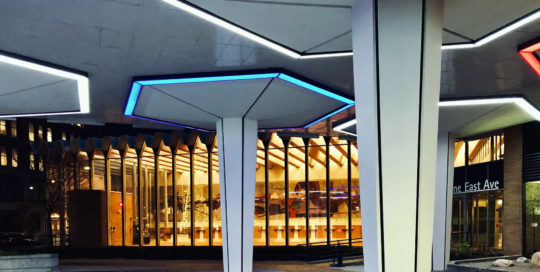 Wayfinding System: Landmark Lighting