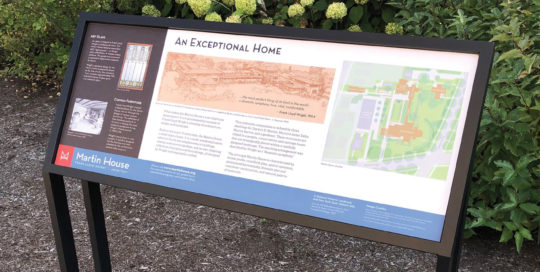Darwin Martin Exceptional House Sign System