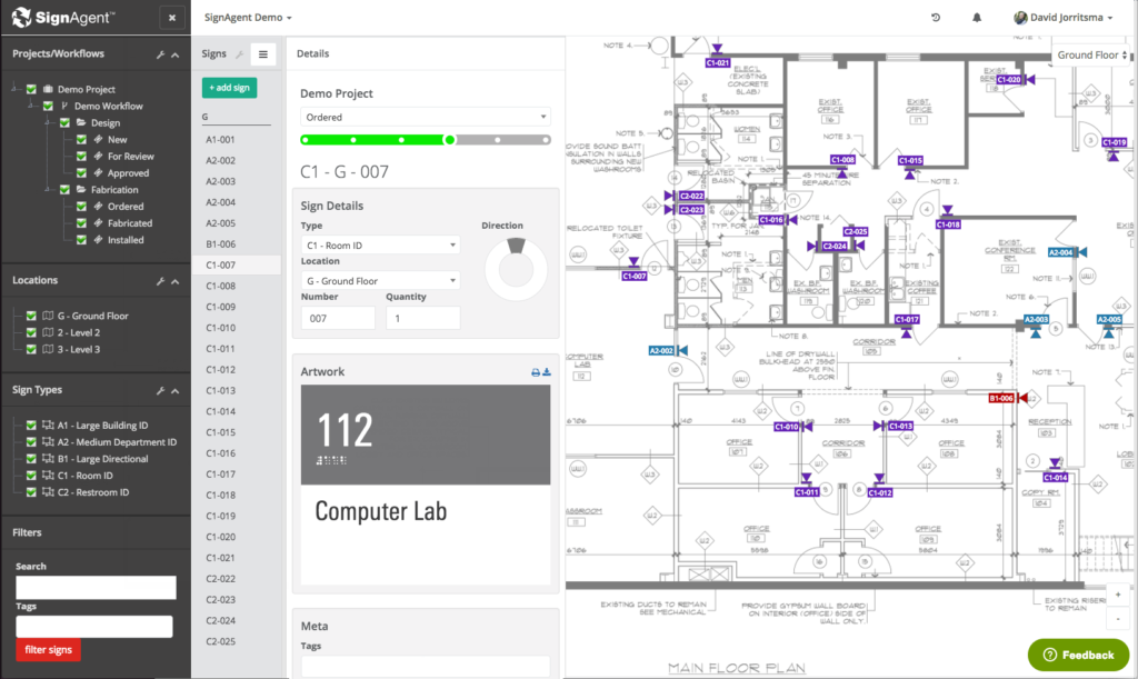 hospital wayfinding program survey