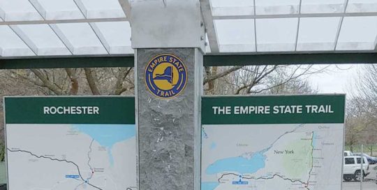 The Empire State Trail Signage