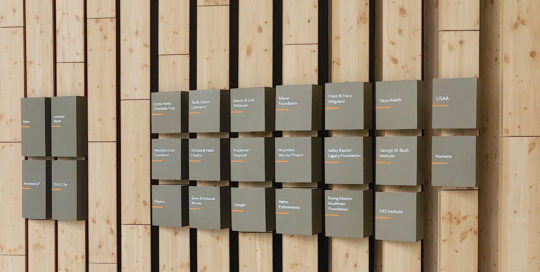 NVRC Donor Recognition Wall