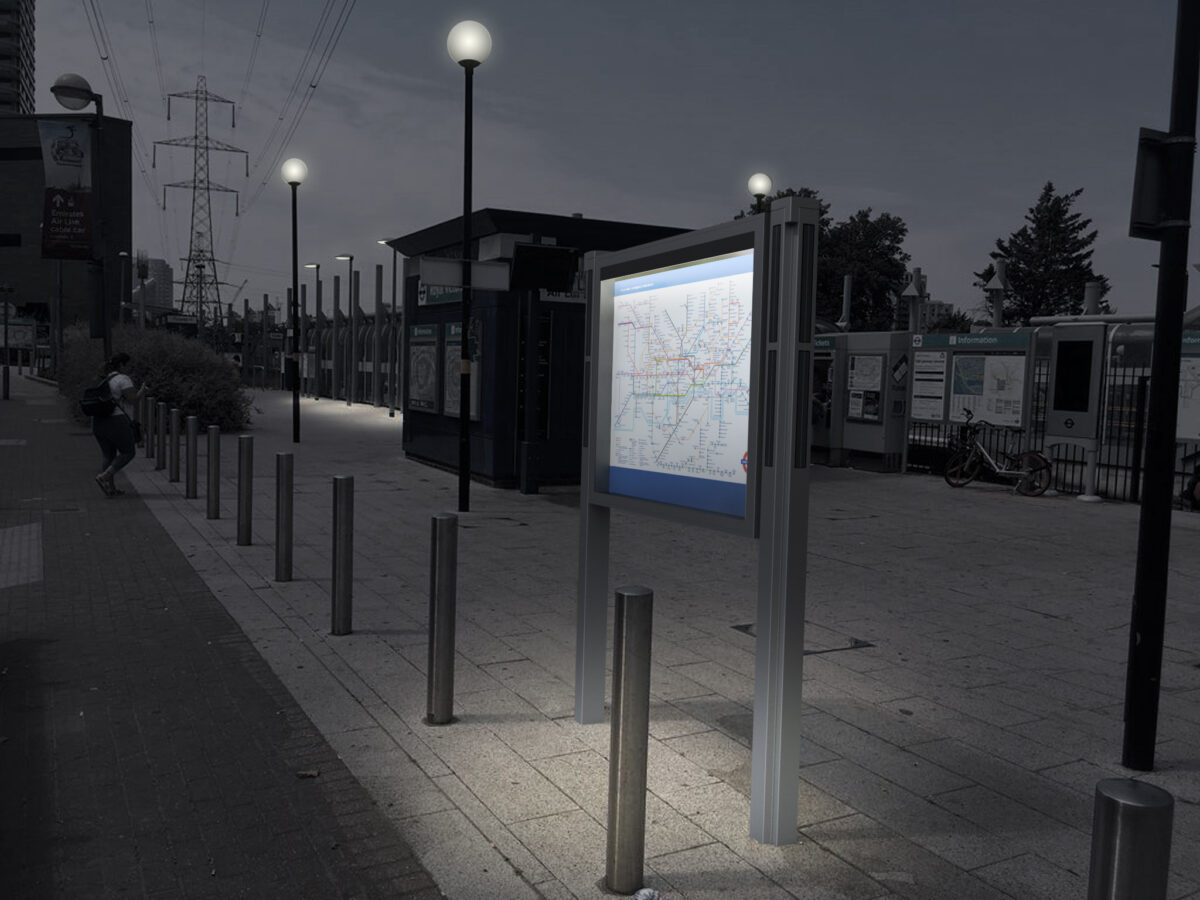 Solar Sign Lighting Solutions for Outdoor Navigation | ID Signsystems