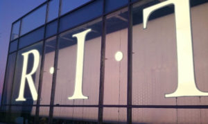 RIT Exterior Lettering