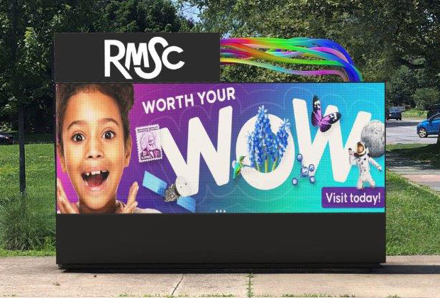 Rochester Museum and Science Center LED digital sign