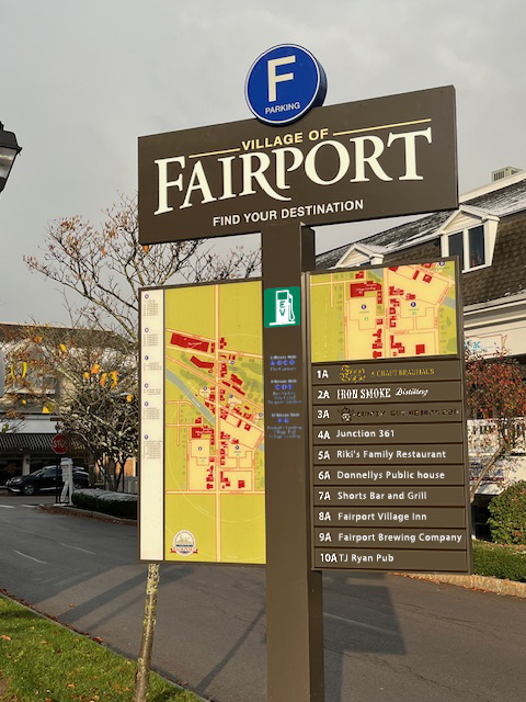 Village of Fairport Wayfinding Kiosk