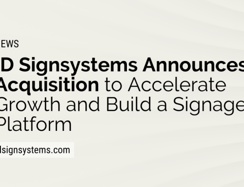 News | ID Signsystems Announces Acquisition to Accelerate Growth and Build a Signage Platform